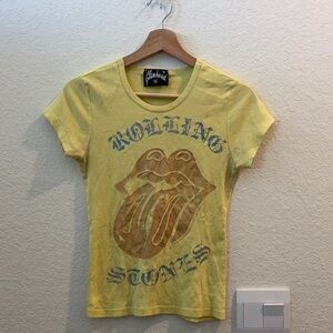 Y2K Rolling Stones Baby Tee